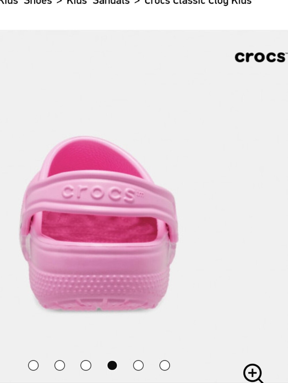 Crocs Classic Clog Kids' Sandals Pink Toddler Size C7 Like New - Picture 3 of 15